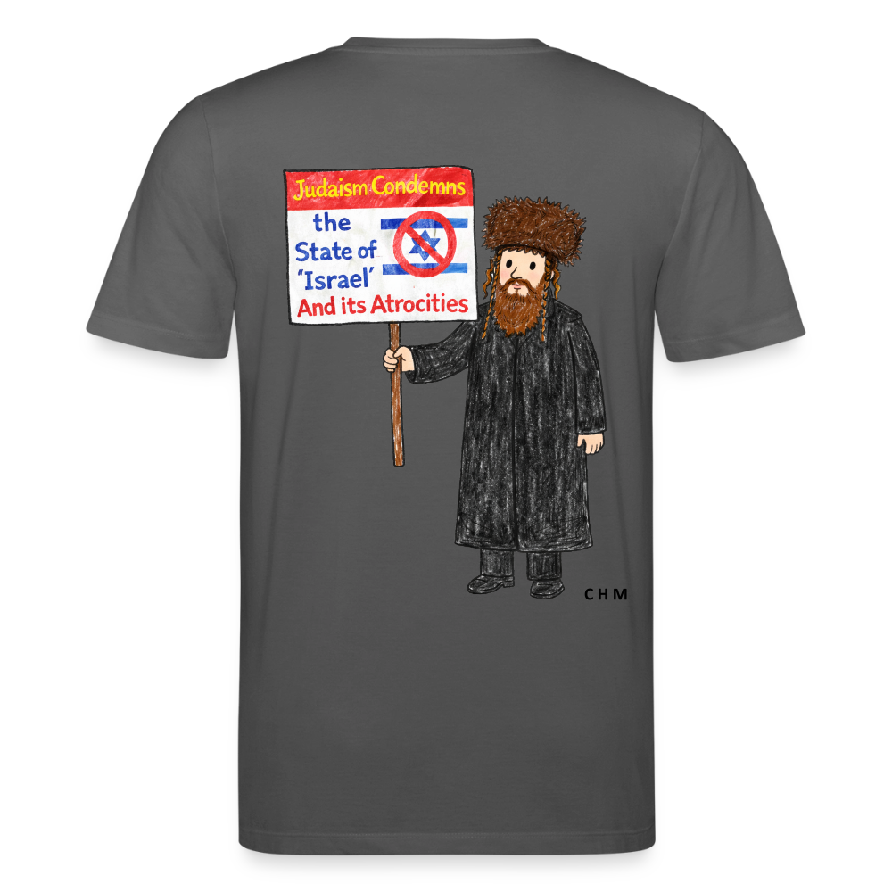 T-shirt - Judaism Condemns - charbon