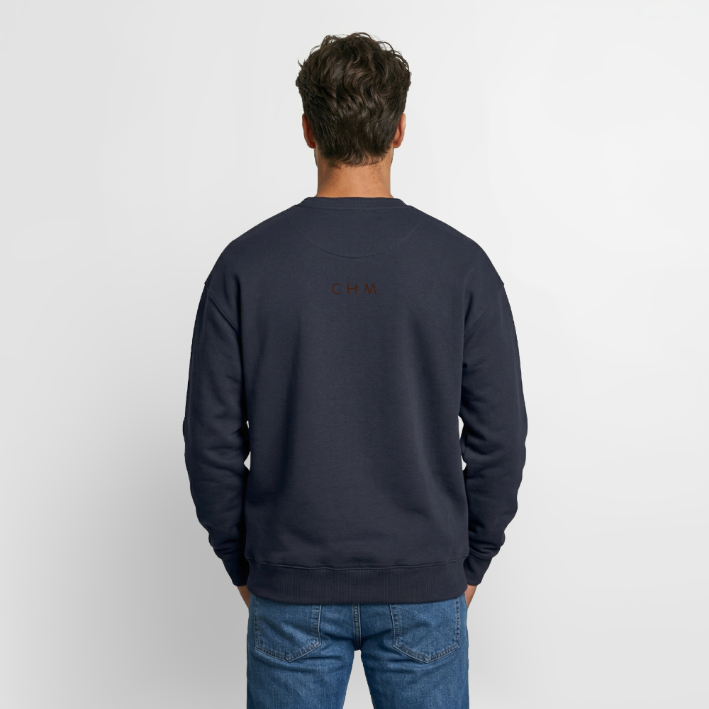 Sweat unisexe oversize épais SPREAD - bleu marine