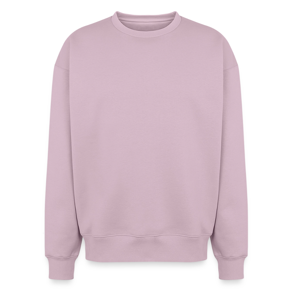 Sweat unisexe oversize épais SPREAD - rose poudré