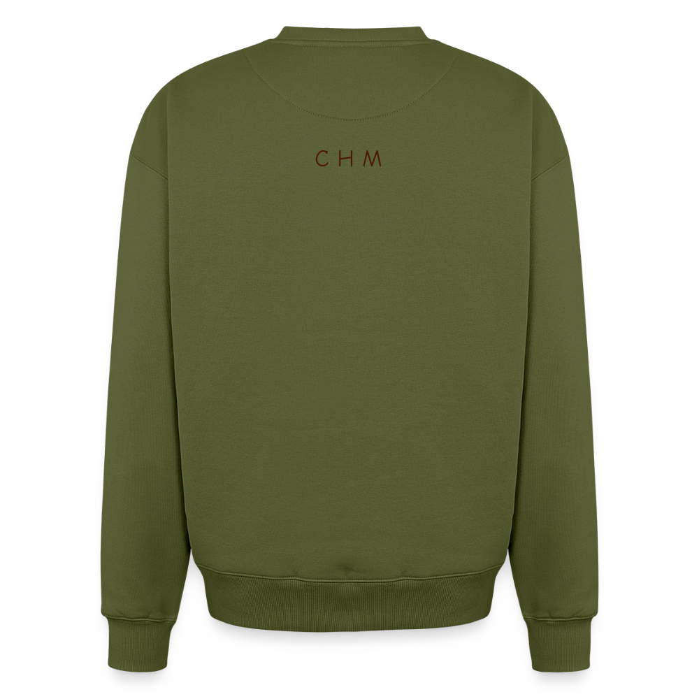 Sweat unisexe oversize épais SPREAD - kaki
