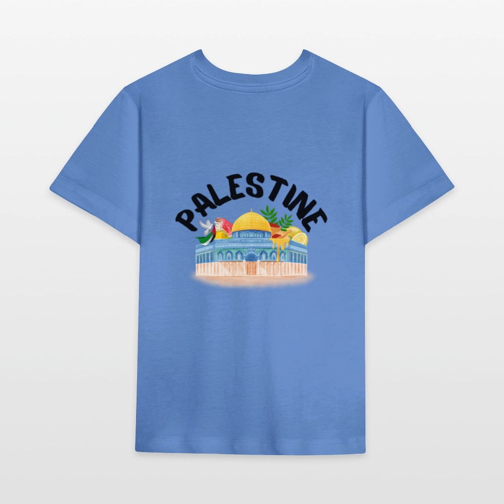 T-shirt bio Enfant - PALESTINE - bleu