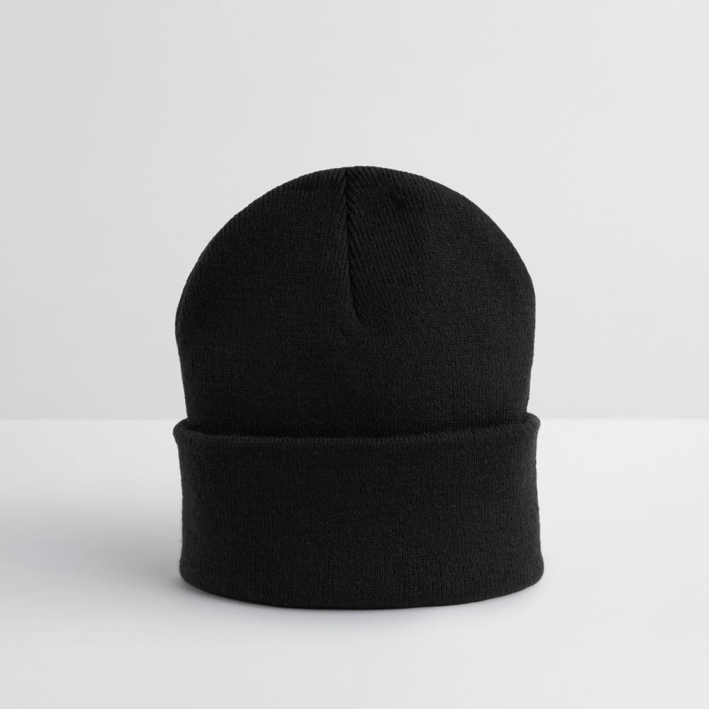 Bonnet d'hiver personnalisable en broderie - noir