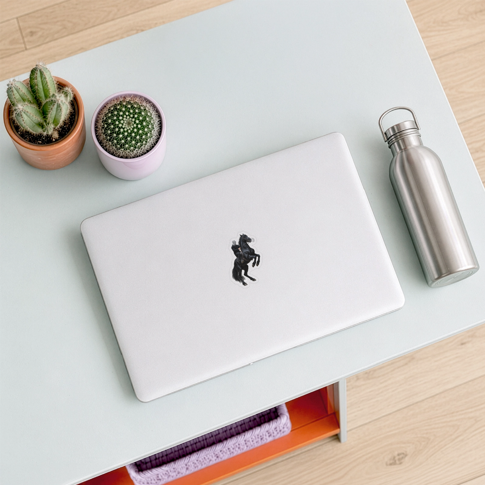 Sticker taille S (10 x 10 cm) - brillant transparent
