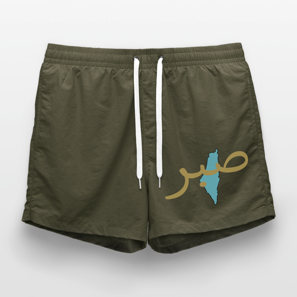 Short de bain - vert olive