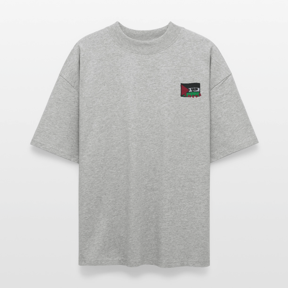 T-shirt - Drapeau - gris chiné