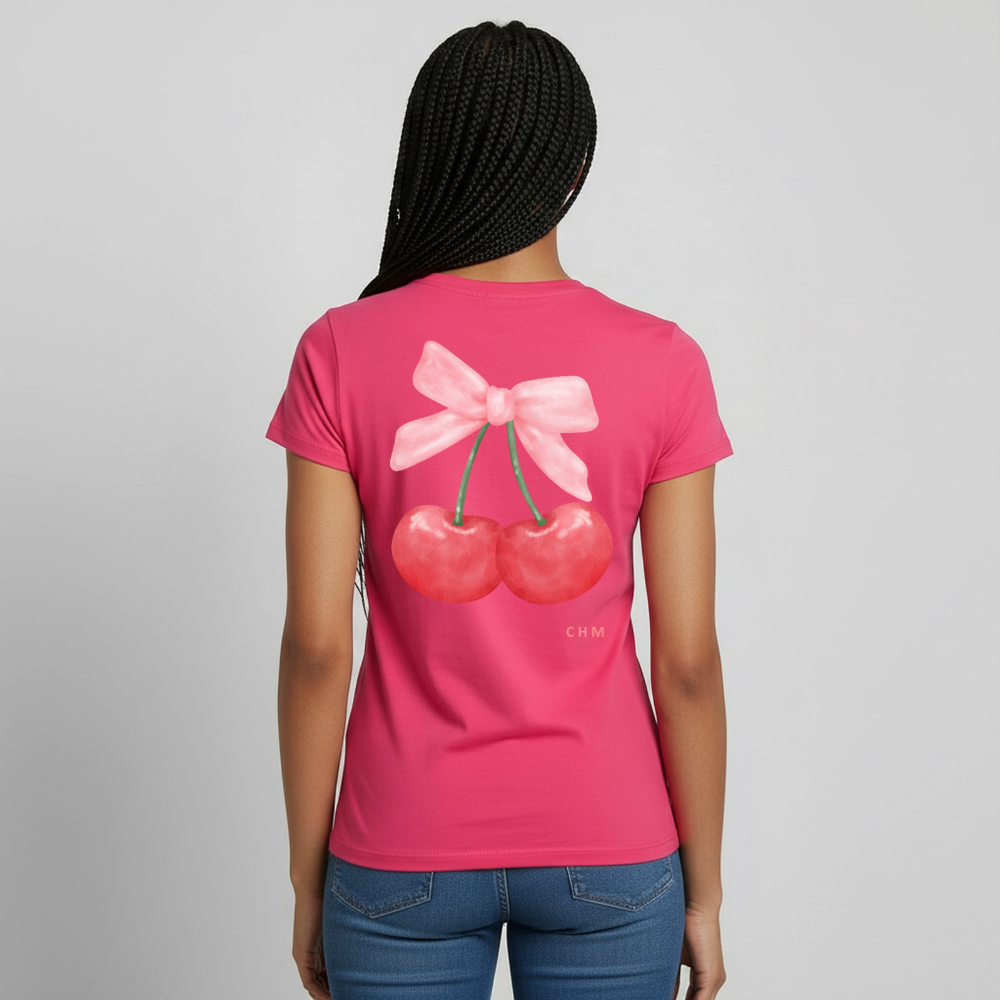 T-shirt - Cerisette - rose azalée