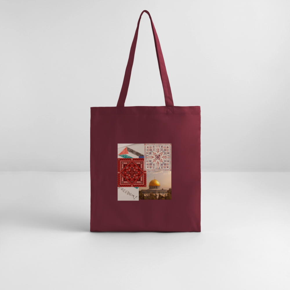 Tote bag bio - bordeaux