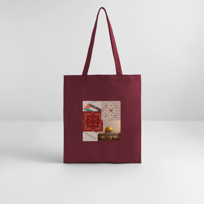 Tote bag bio - bordeaux