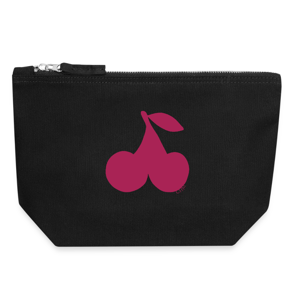 Pochette cerise - noir