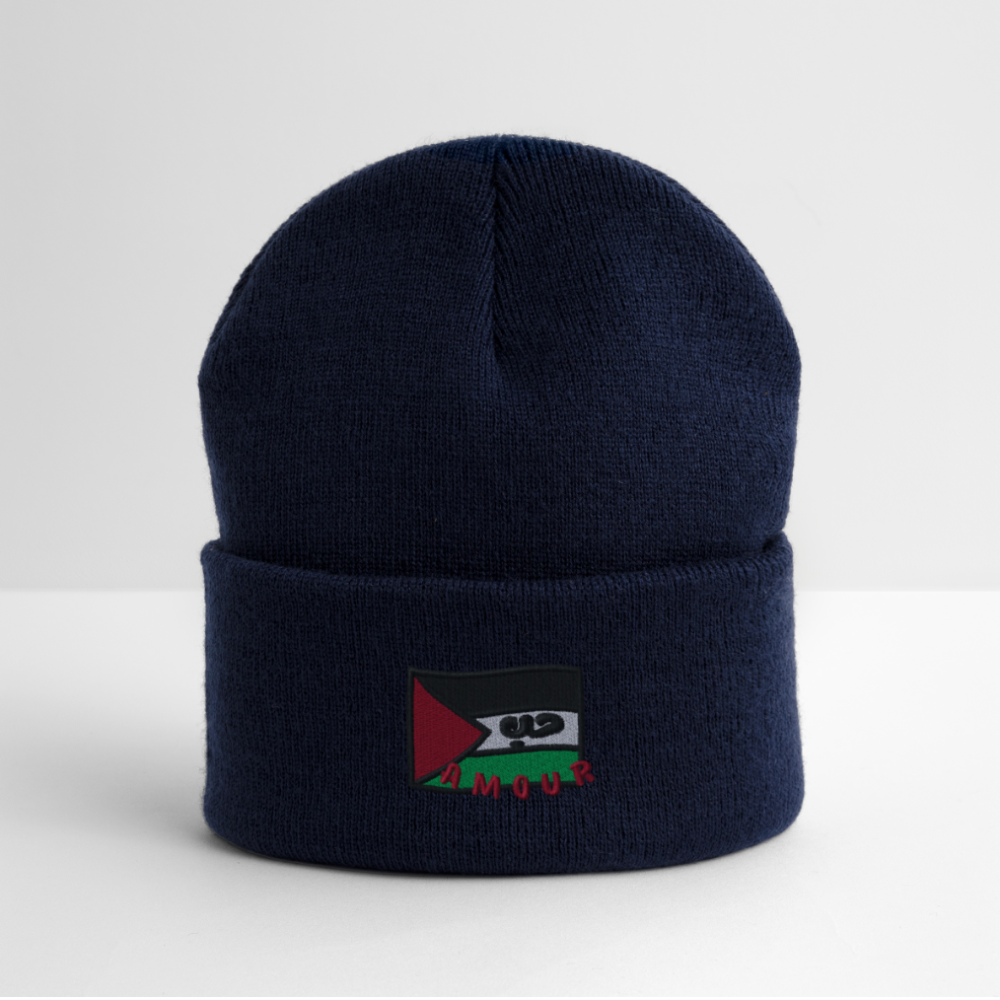 Bonnet - Amour (brodée) - marine