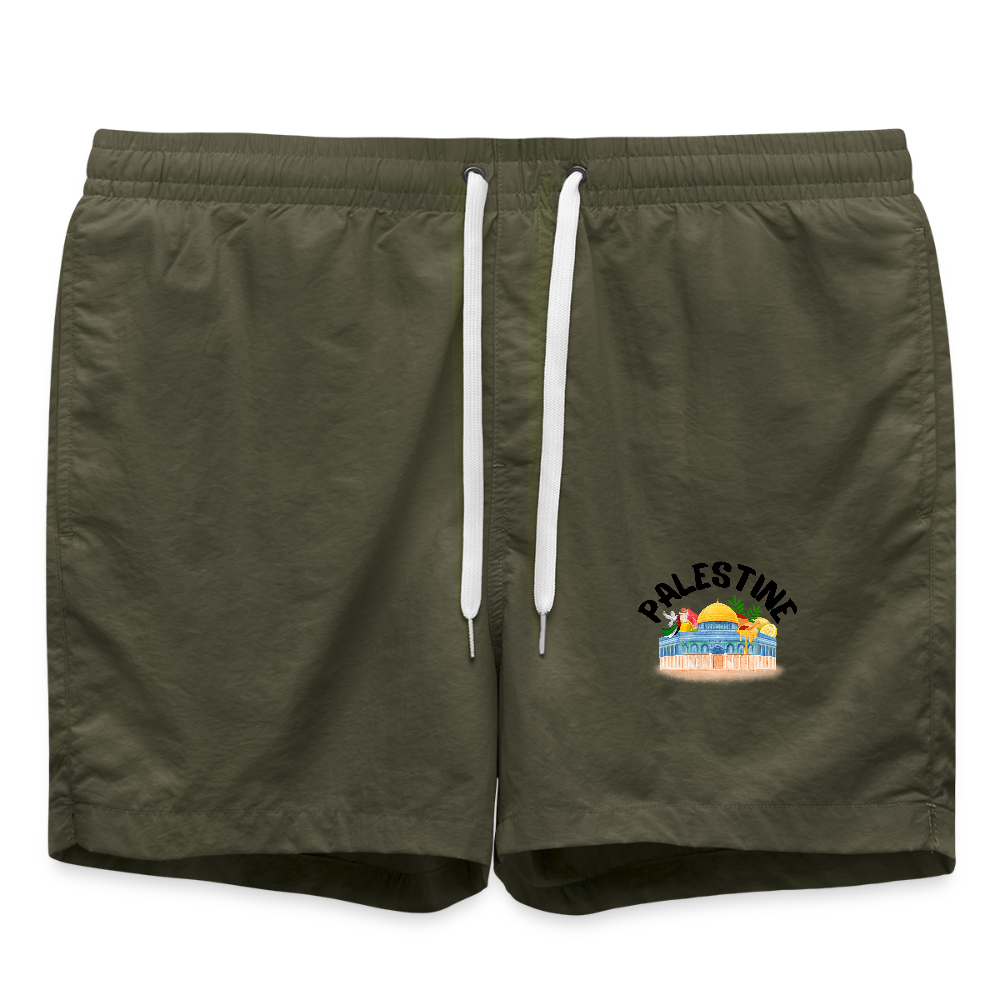 Short de bain - vert olive