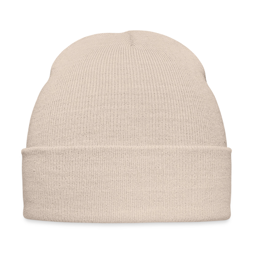 Bonnet d'hiver personnalisable en broderie - beige