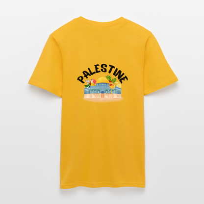 T-shirt Homme - PALESTINE - jaune