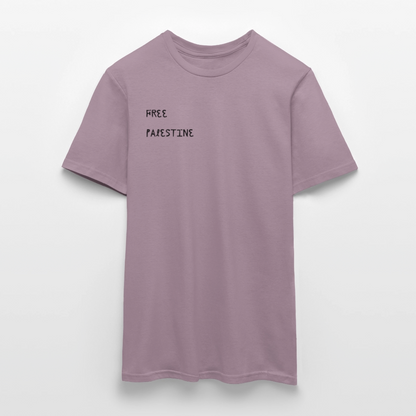T-shirt Homme - PALESTINE - mauve gris 