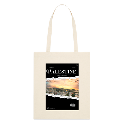 Tote bag bio - Timbre - blanc gris