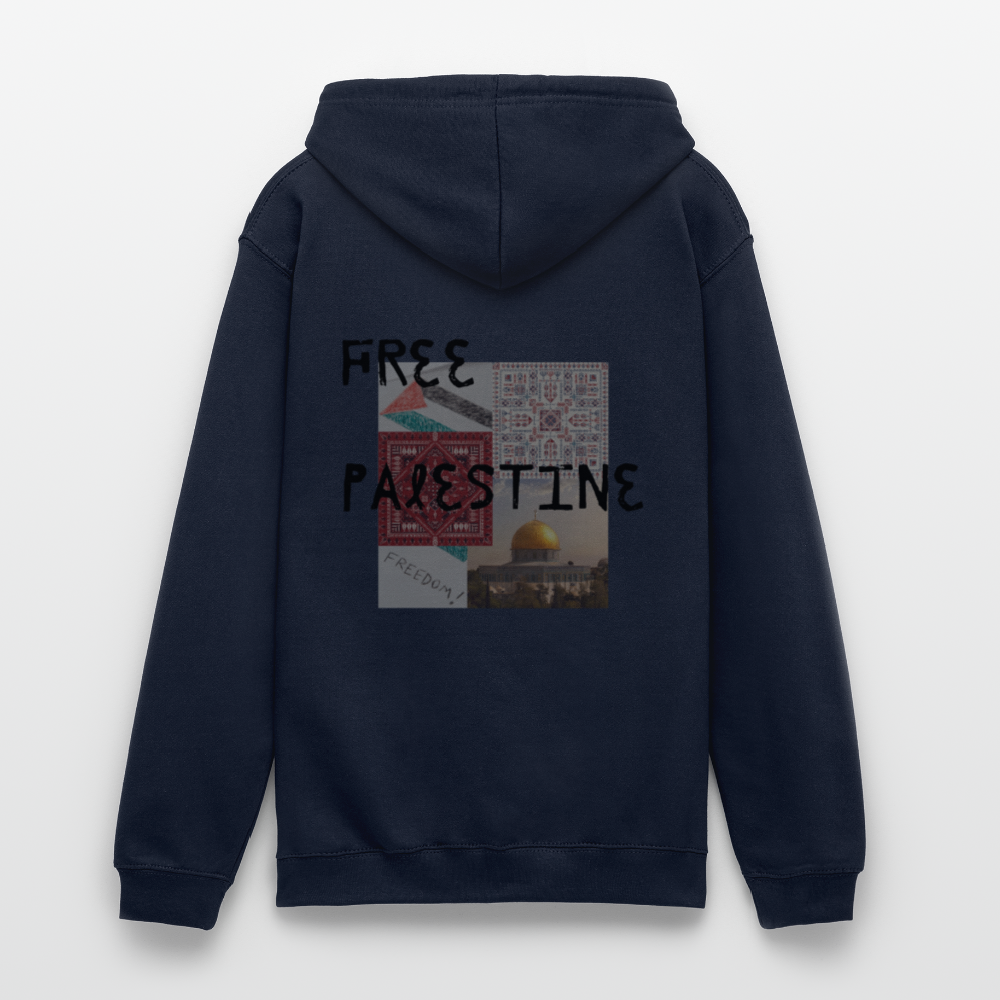 Sweat-shirt à capuche unisexe - marine