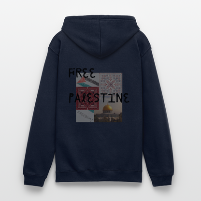 Sweat-shirt à capuche unisexe - marine