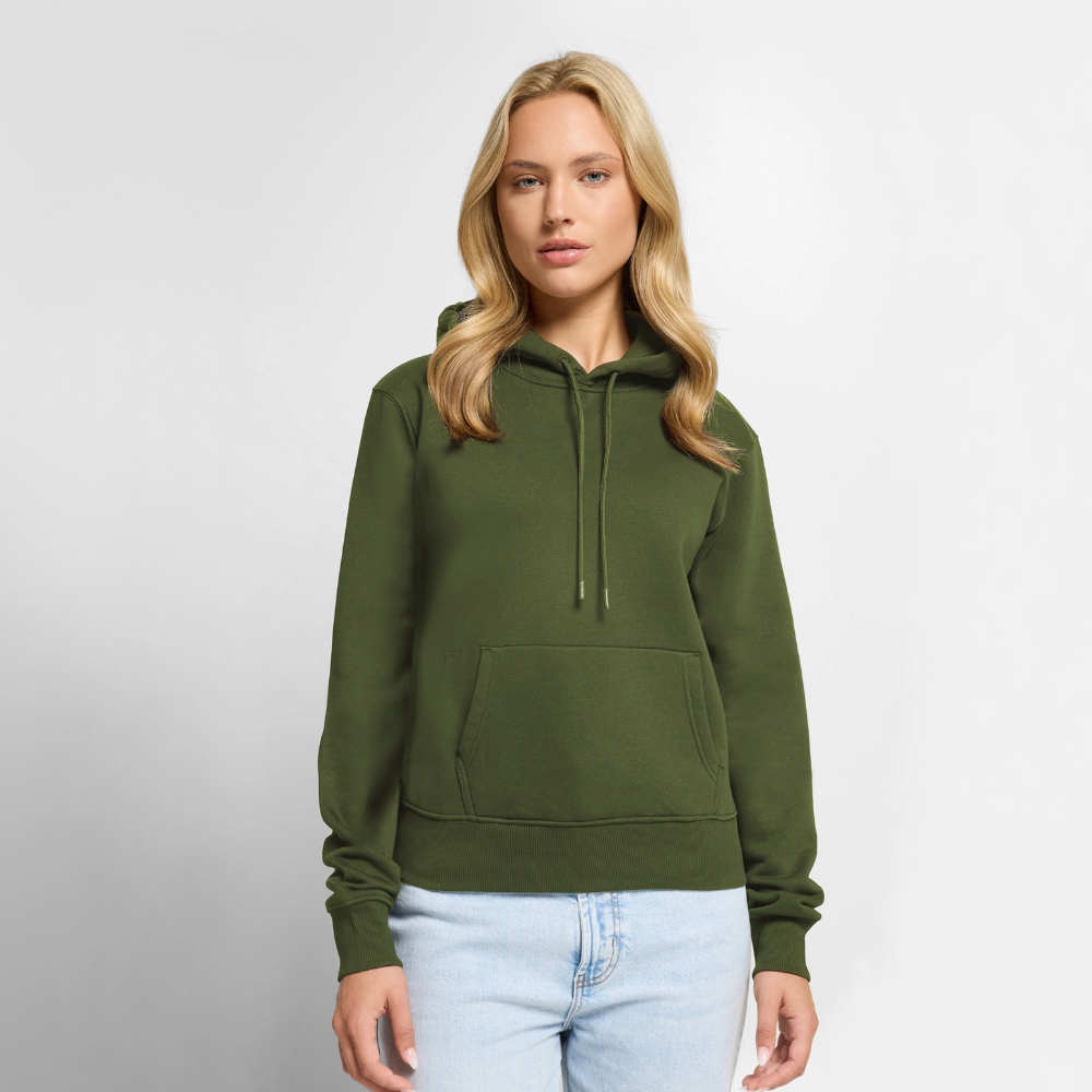 Sweat-shirt à capuche femmes سلام - kaki