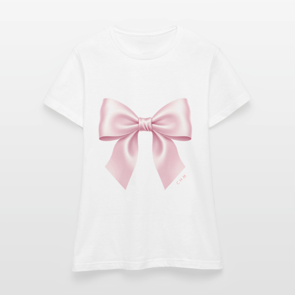 T-shirt - noeud - blanc