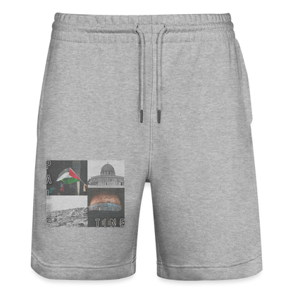 Short de jogging bio - gris chiné
