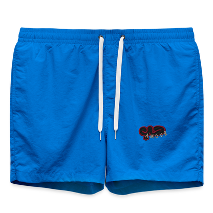Short de bain (brodé) - cobalt blue