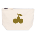 Pochette cerise (dorée) - blanc naturel