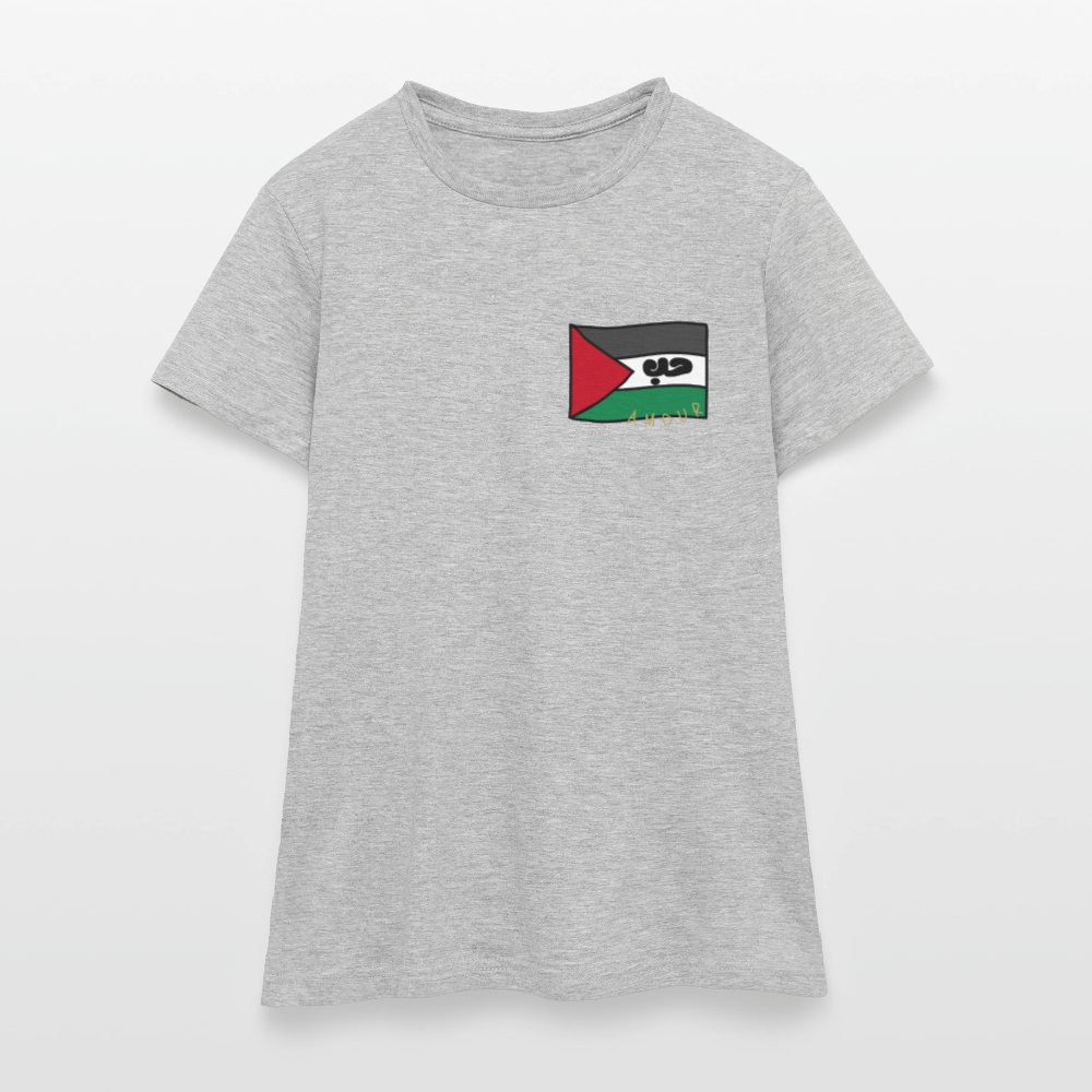 T-shirt Femme - gris chiné