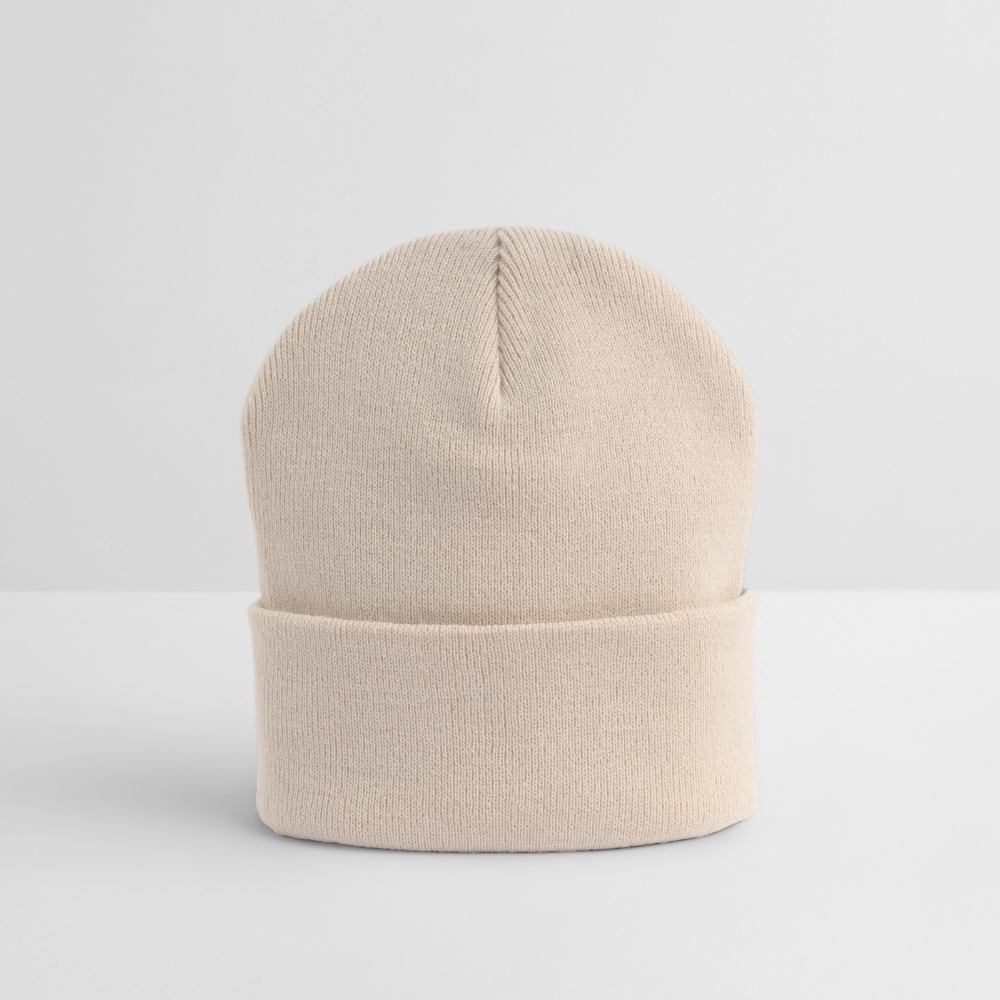 Bonnet d'hiver personnalisable en broderie - beige
