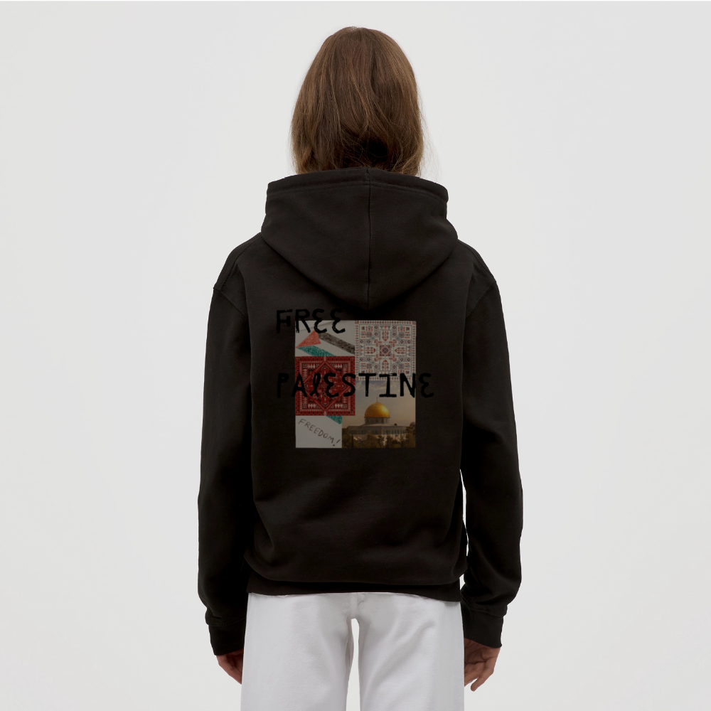 Sweat-shirt à capuche unisexe - noir