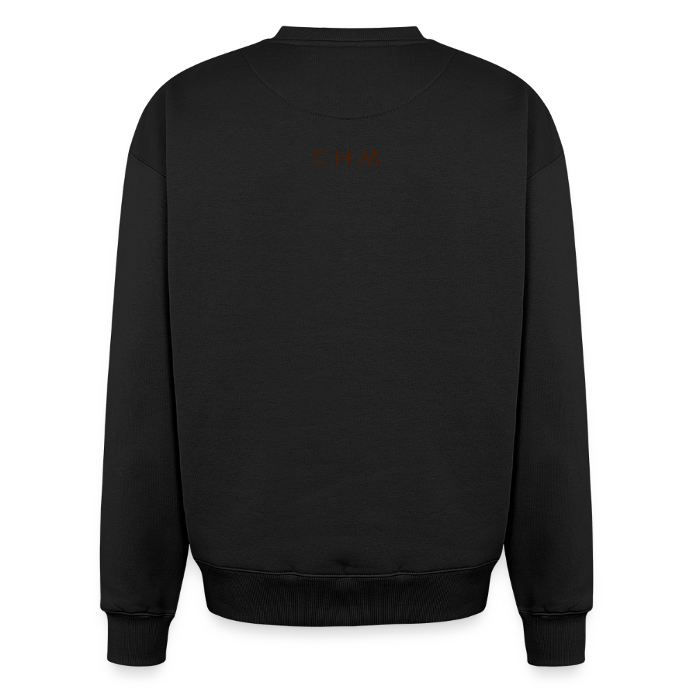 Sweat unisexe oversize épais SPREAD - noir