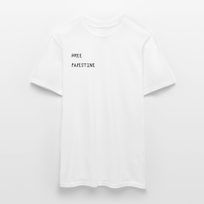T-shirt Homme - PALESTINE - blanc
