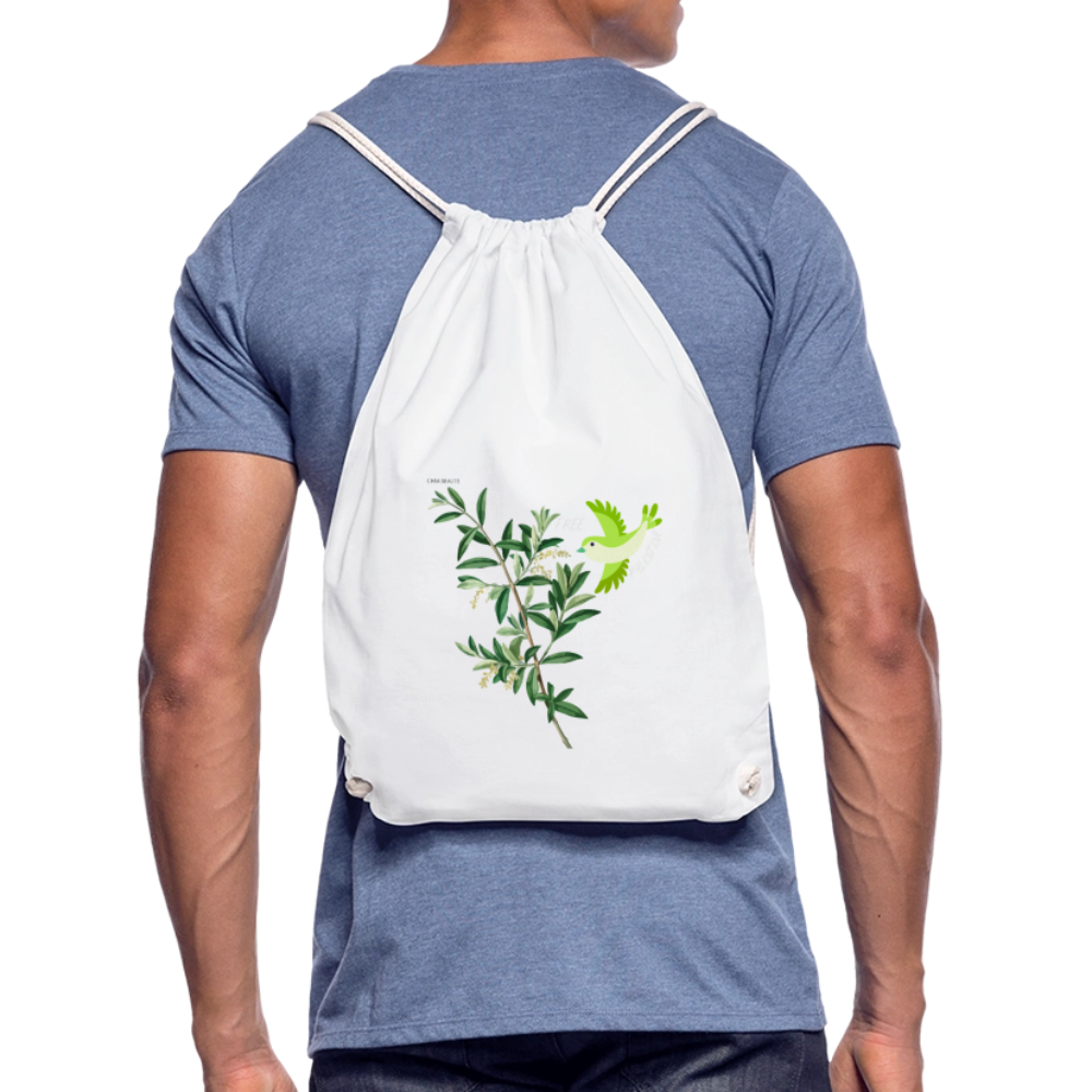 Sac de sport léger - Oiseau - blanc