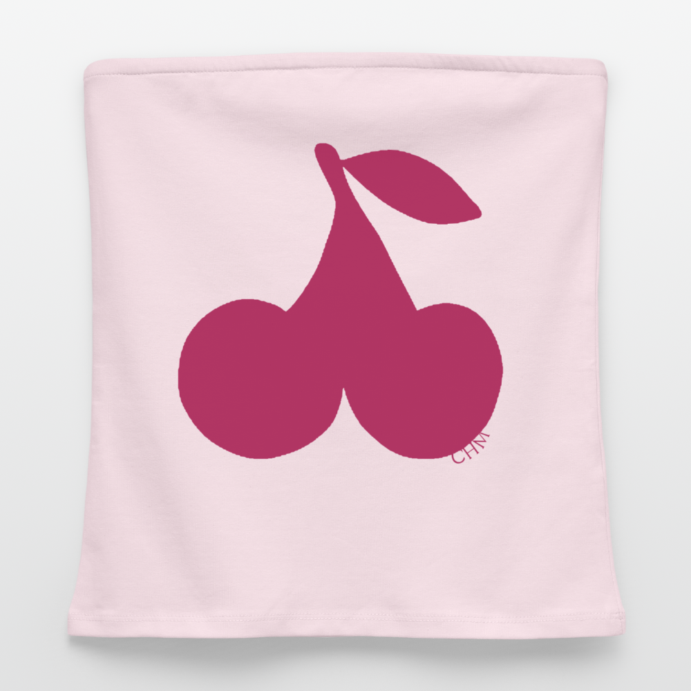 Haut bandeau - cherry - rose poudré