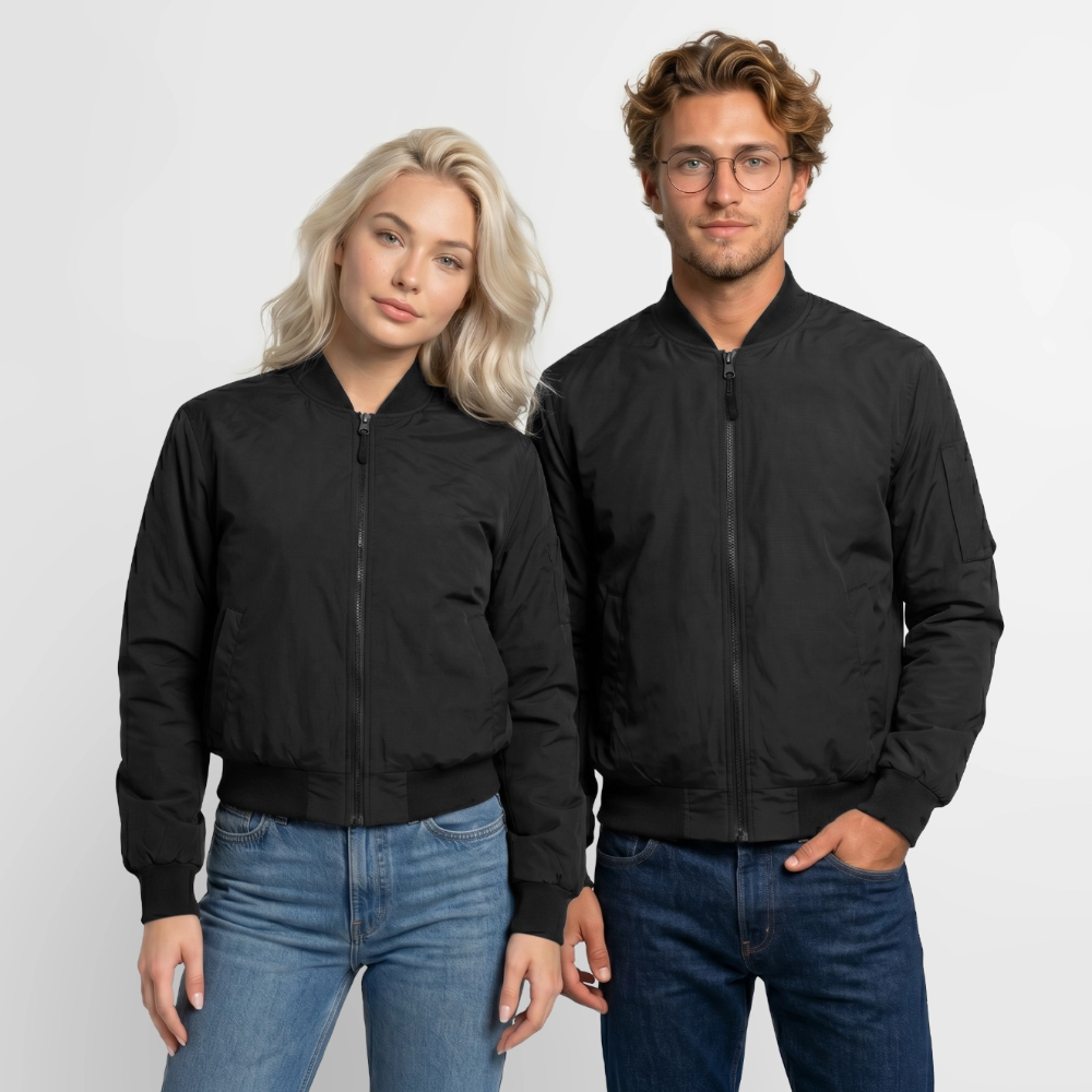 Bomber unisexe - noir
