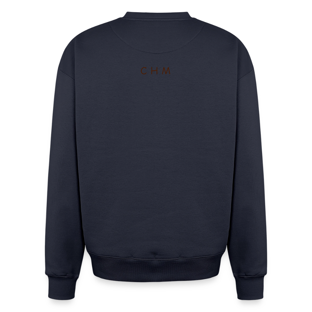 Sweat unisexe oversize épais SPREAD - bleu marine