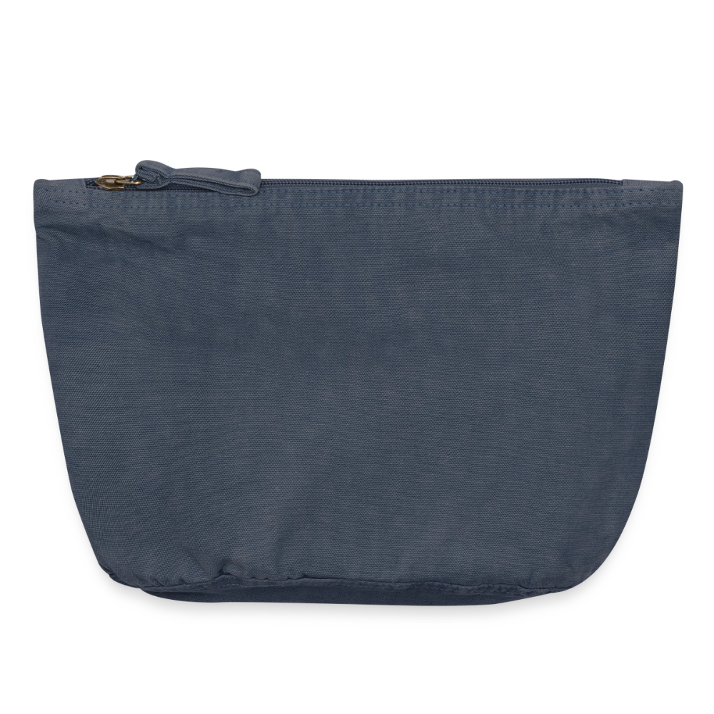 Pochette zippée vintage 18 x 21 cm - vintage bleu jeans