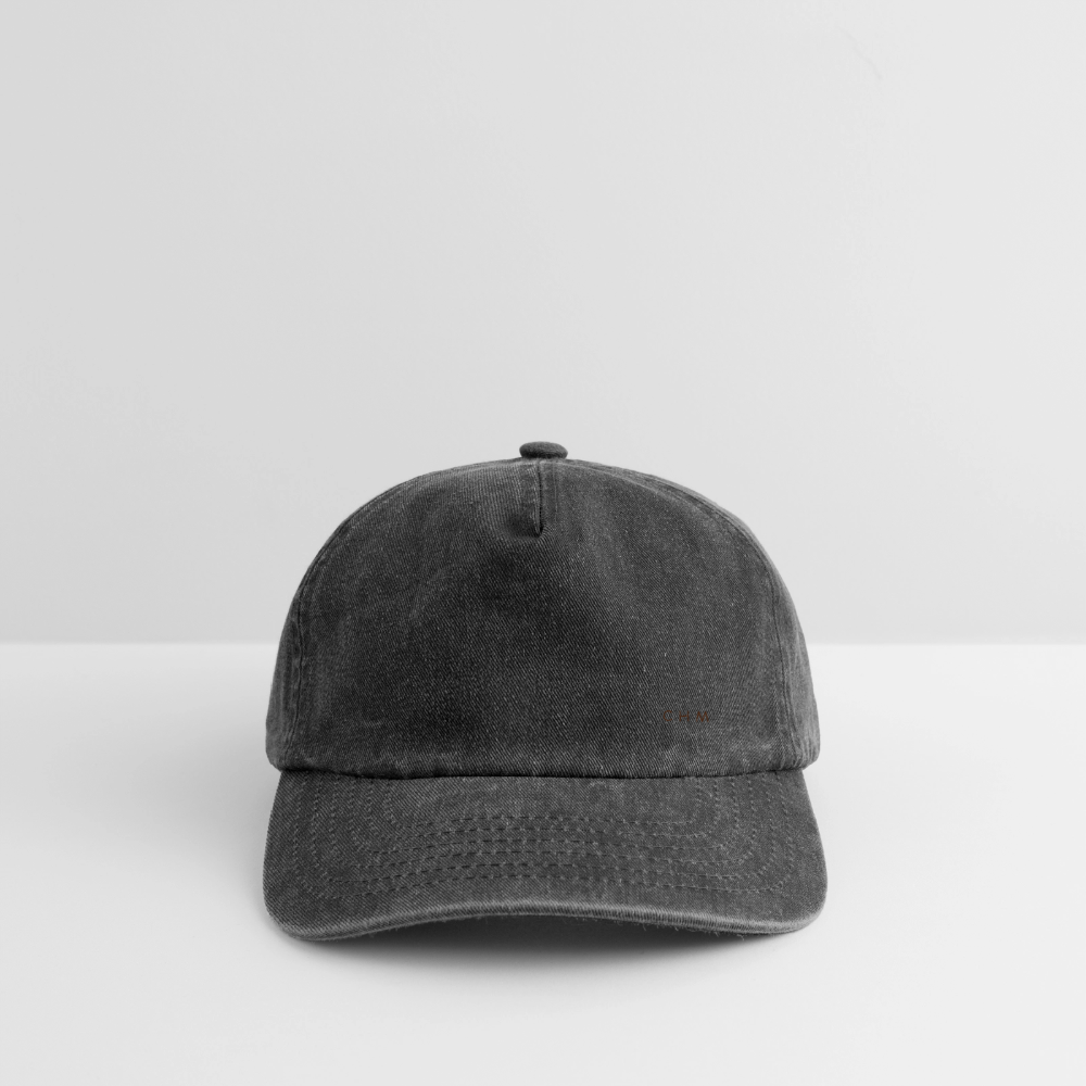 Casquette vintage décontractée - noir vintage