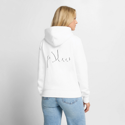 Sweat-shirt à capuche سلام - blanc