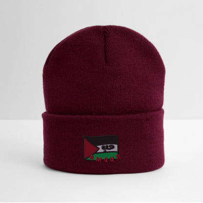 Bonnet - Amour (brodée) - bordeaux