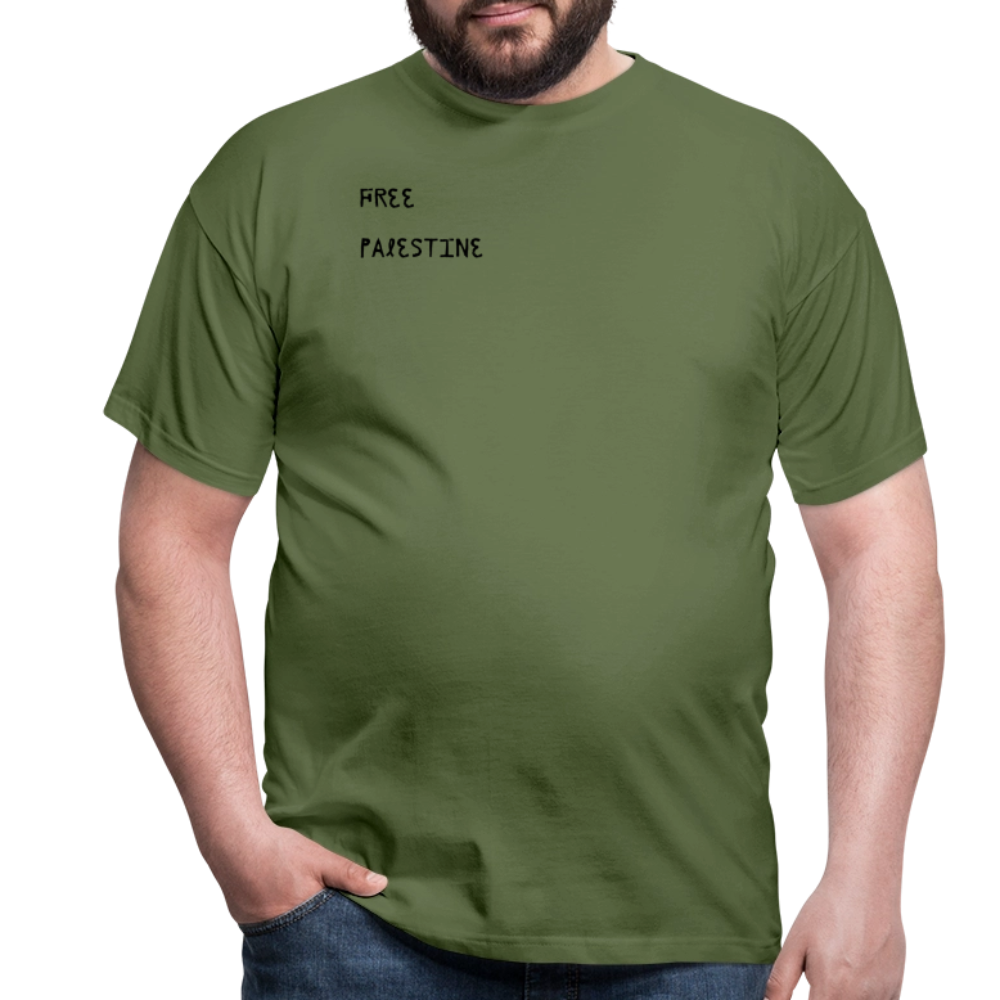 T-shirt Homme - PALESTINE - vert militaire