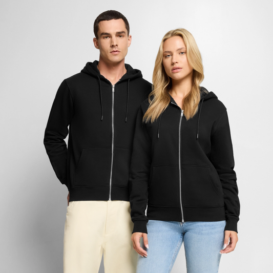 Veste à capuche Premium Homme - noir