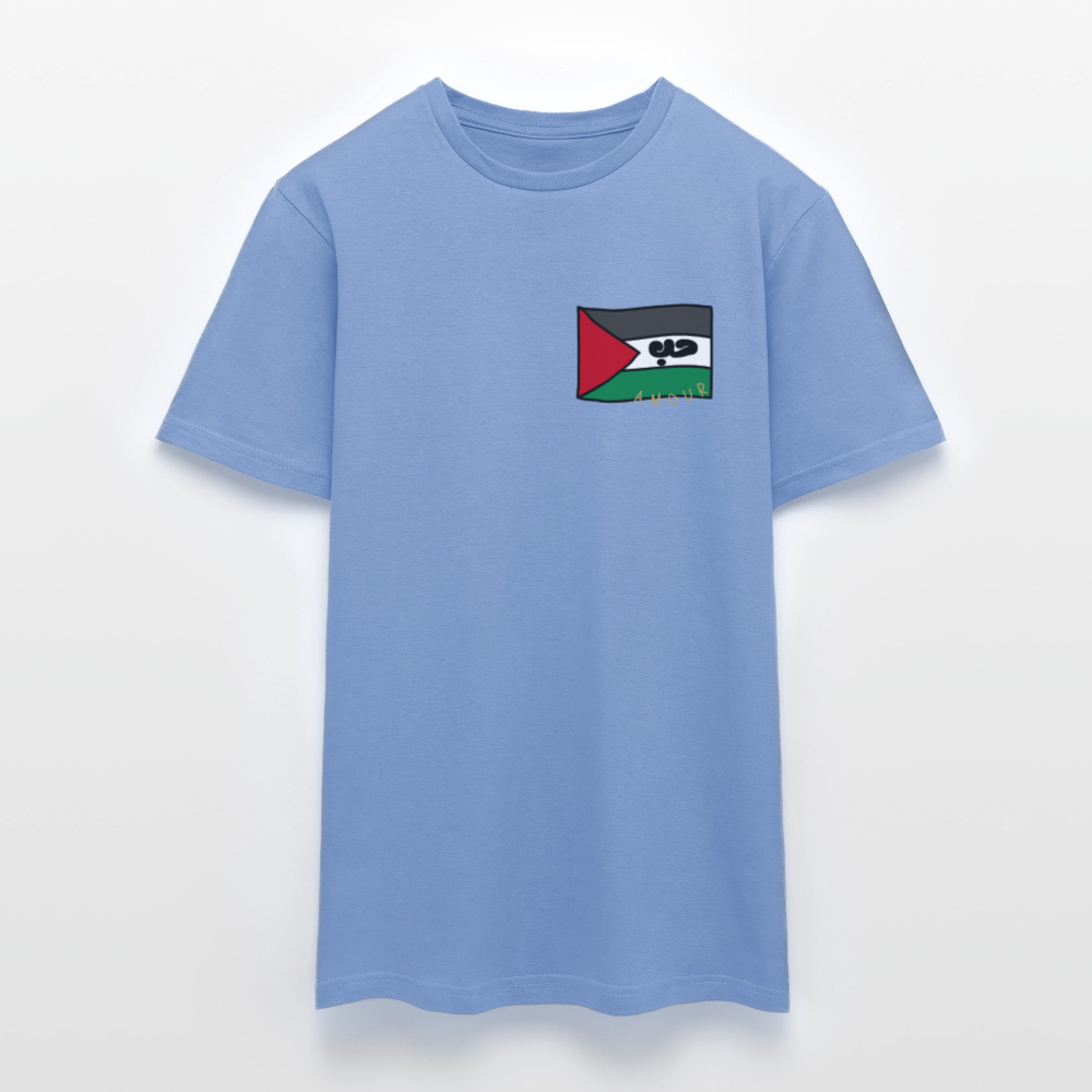 T-shirt Homme - carolina blue