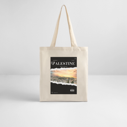 Tote bag bio - Timbre - blanc gris
