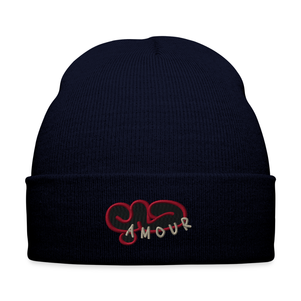 Bonnet- Amour (brodé) - marine