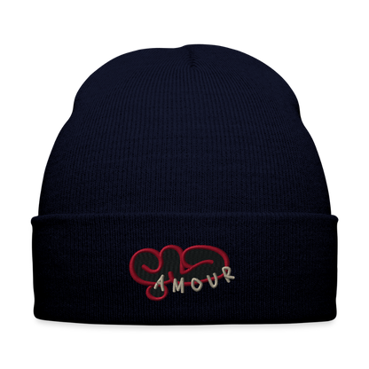 Bonnet- Amour (brodé) - marine