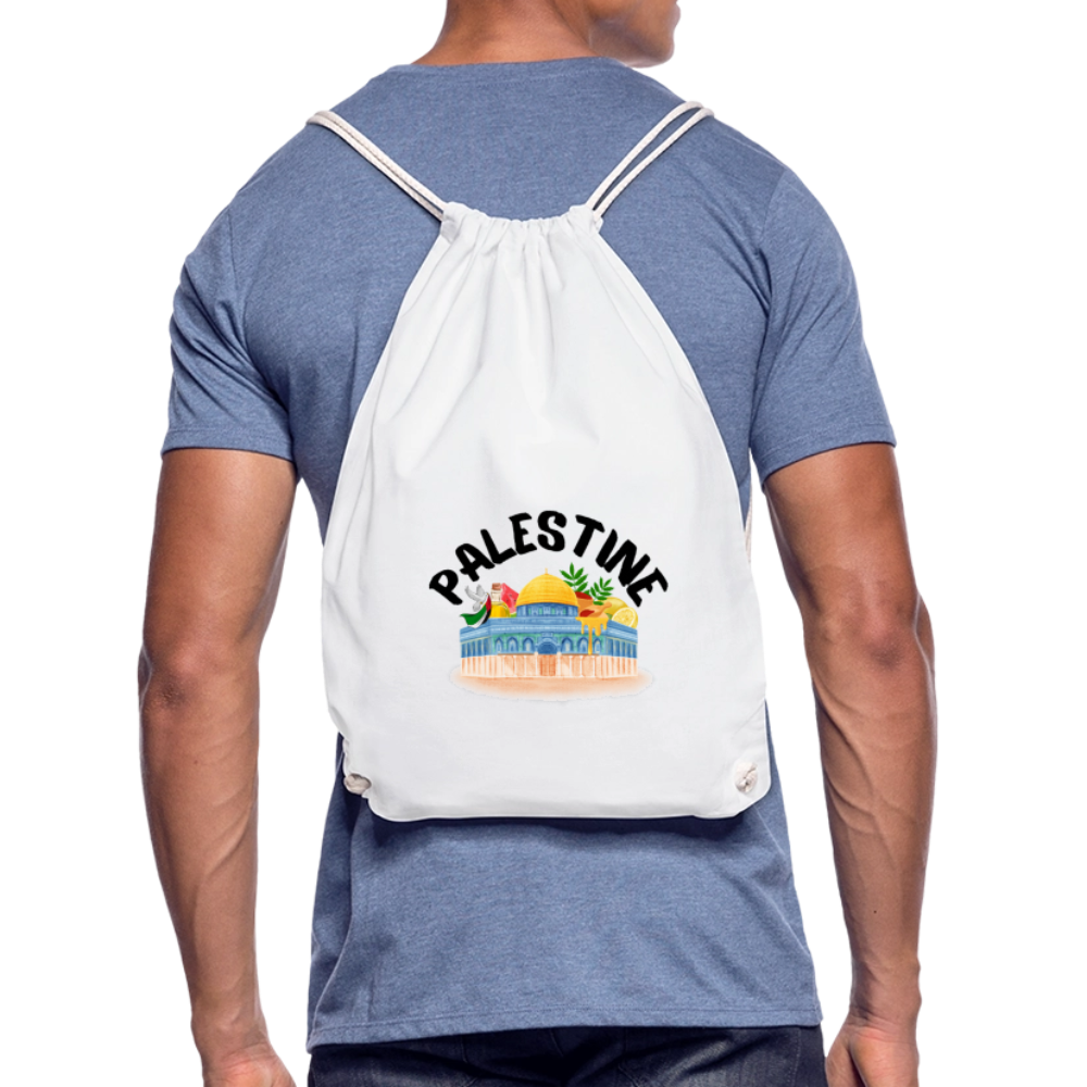 Sac de sport léger - PAESTINE - blanc