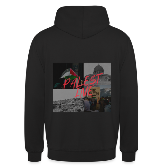 Sweat-shirt à capuche unisexe - noir