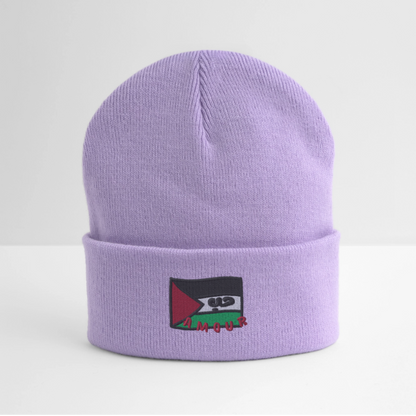 Bonnet - Amour (brodée) - lavande