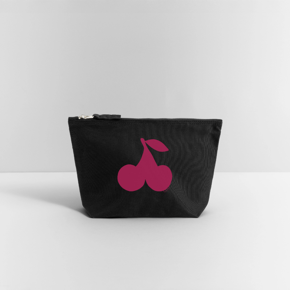 Pochette cerise - noir