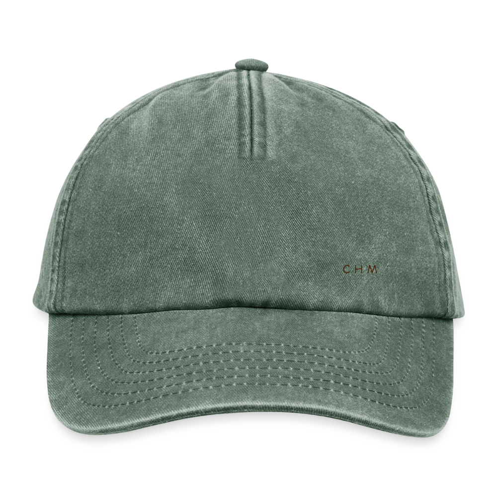 Casquette vintage décontractée - vert bouteille vintage 